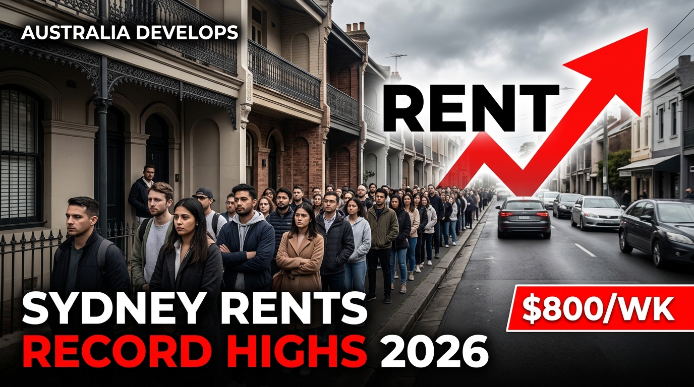 Sydney Rental Market 2026: Vacancy at Record Low, Rents Up 6% and Where Yields Are Highest