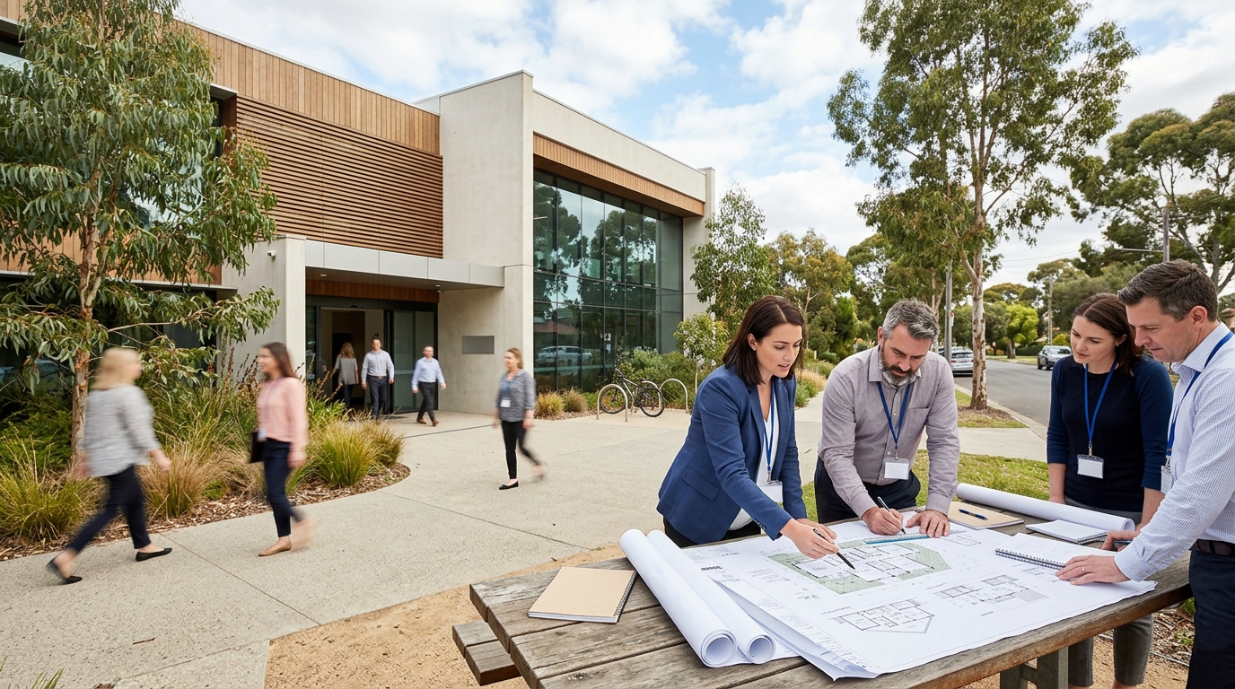 Australian council planning office representing approvals, permits and compliance checks for prefab homes.