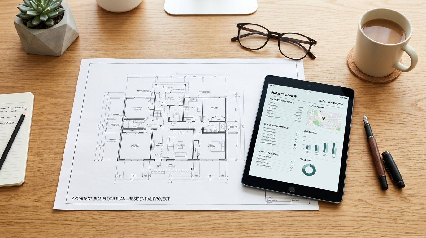 Hidden Building Costs Australia 2026 building contract review desk showing buyer due diligence checklist.