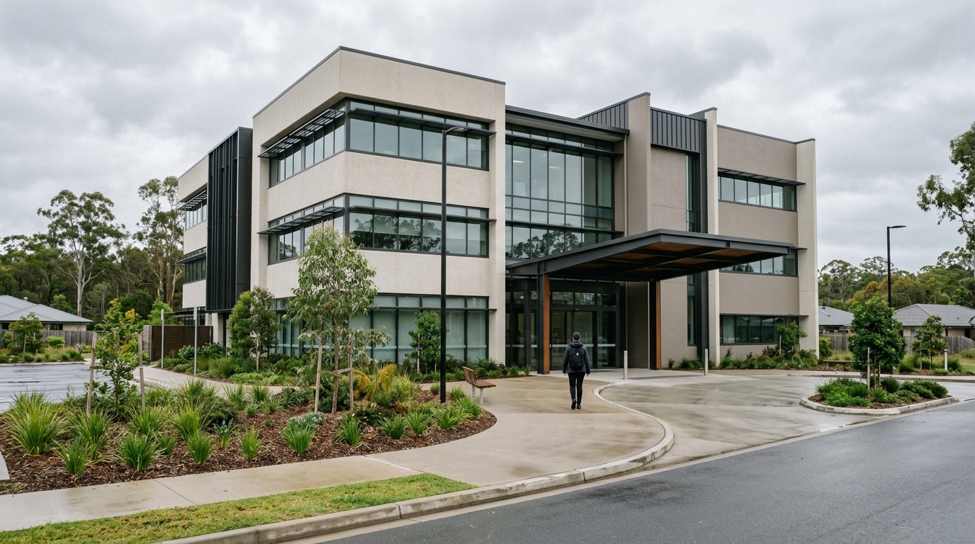 Ripley Health Services campus building, part of the Ripley Valley development