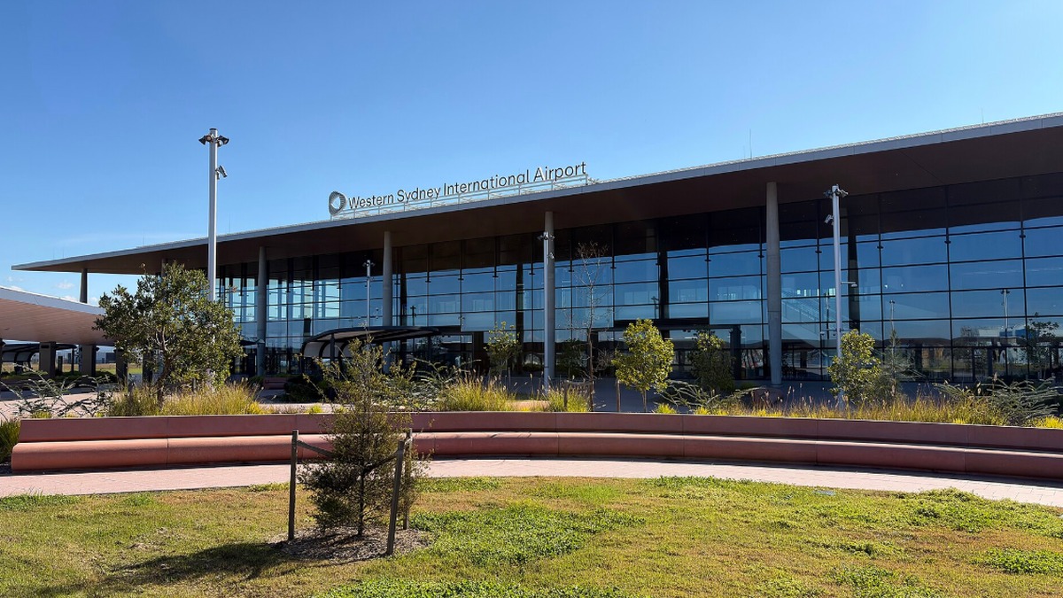 Western Sydney International Airport terminal exterior